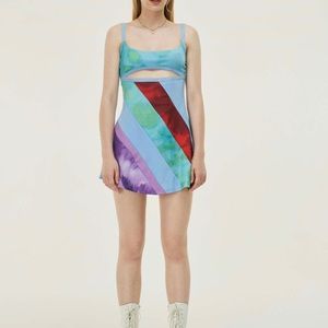 13 going on 30 Multicolor Cut-out Dress NWT